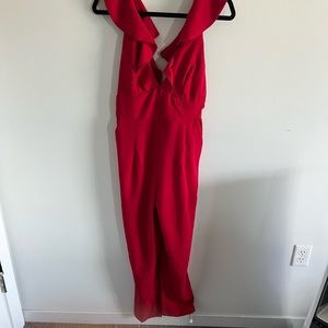 Pretty Red Jumpsuit